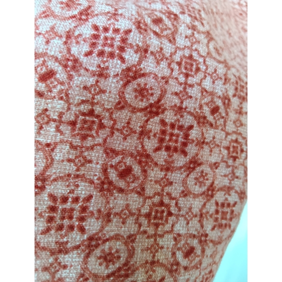 Tasso Elba Men's Red Patterned Button Down Shirt - Picture 5 of 7